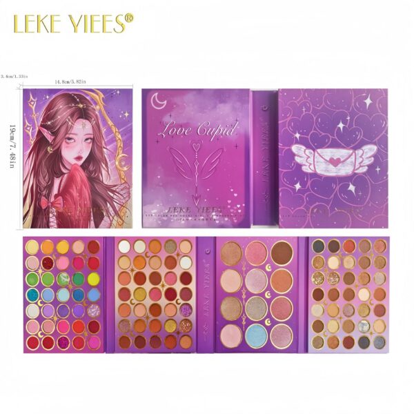 KEVIN&COCO 117 color eye shadow palette, blush, highlight, contouring all-in-one palette - Image 6