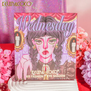 KEVIN&COCO 105-color eyeshadow palette, four-layer folding
