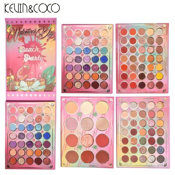 KEVIN&COCO 105-color eyeshadow palette, four-layer folding - Image 8