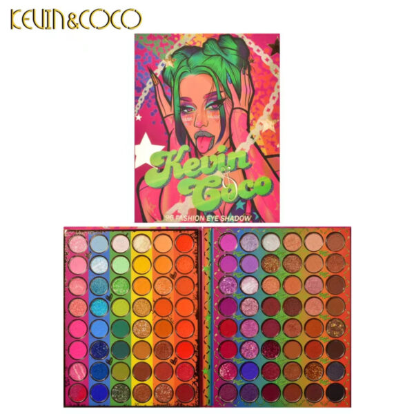 KEVIN&COCO 96-color eyeshadow palette Modern Girl - Image 6